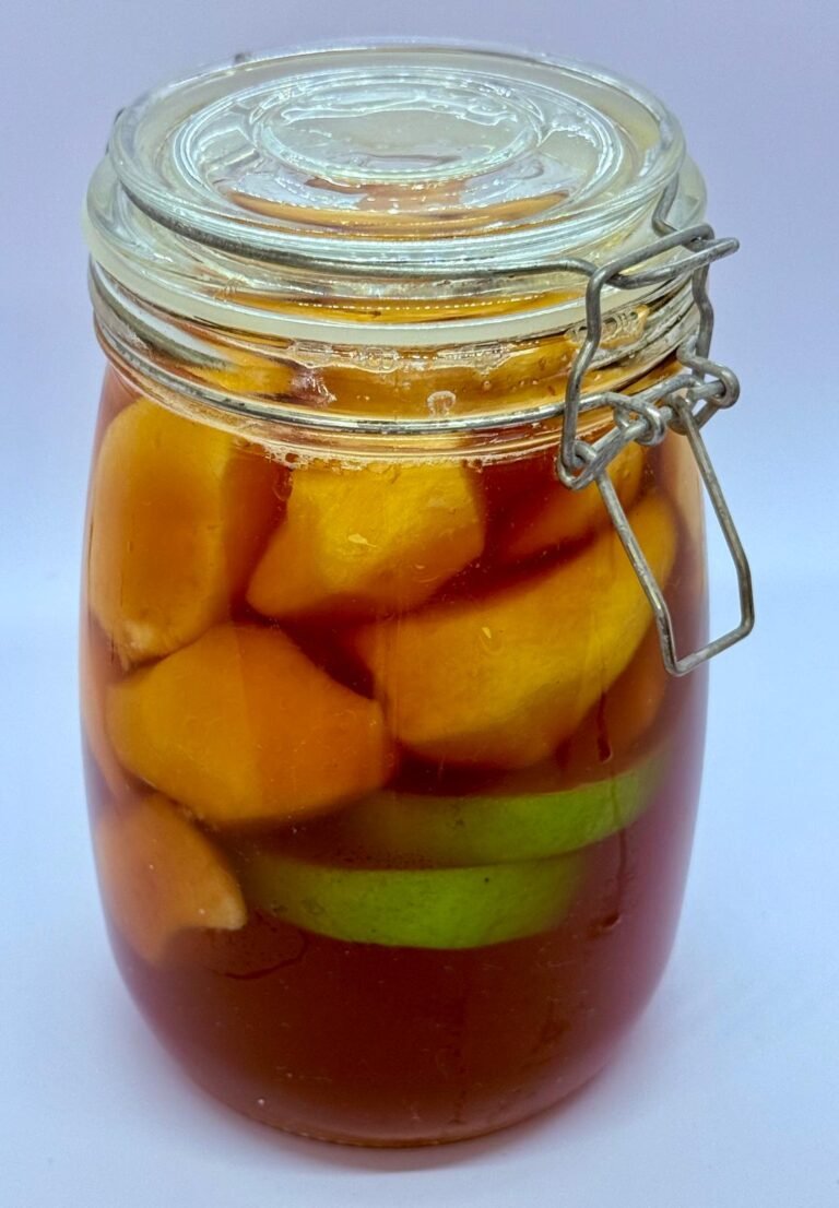 Perzik Kombucha ijsthee