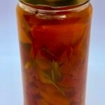 Geroosterde paprika ingelegd in olie