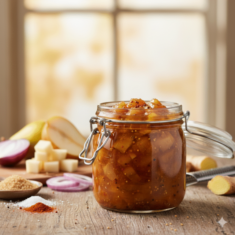 Zoetzure Peren Chutney