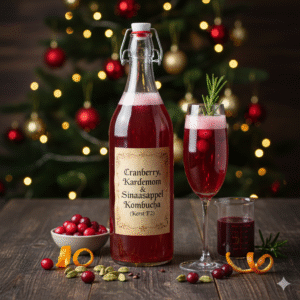 Cranberry, Kardemom & Sinaasappel Kombucha