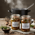 Ingemaakte Boschampignons met Rozemarijn & Knoflook