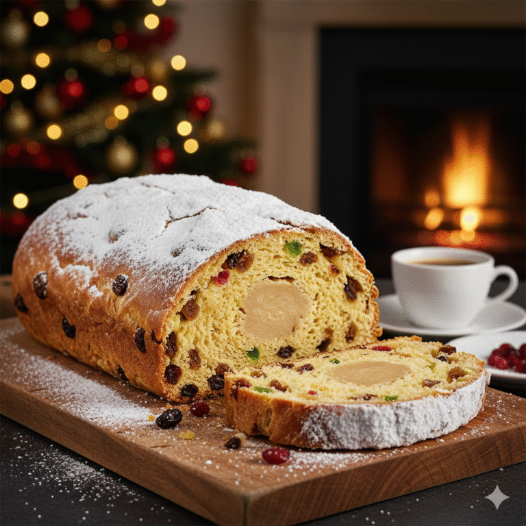 Zuurdesem Roomboterstol met Amandelspijs