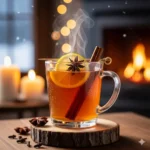Gemberbug basis voor een alcoholvrije Hot Toddy mocktail, verwarmend en goed voor de spijsvertering.