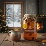 Glühwein Spice Jun, een alcoholvrij gefermenteerd alternatief met de klassieke kruiden van bisschopswijn.