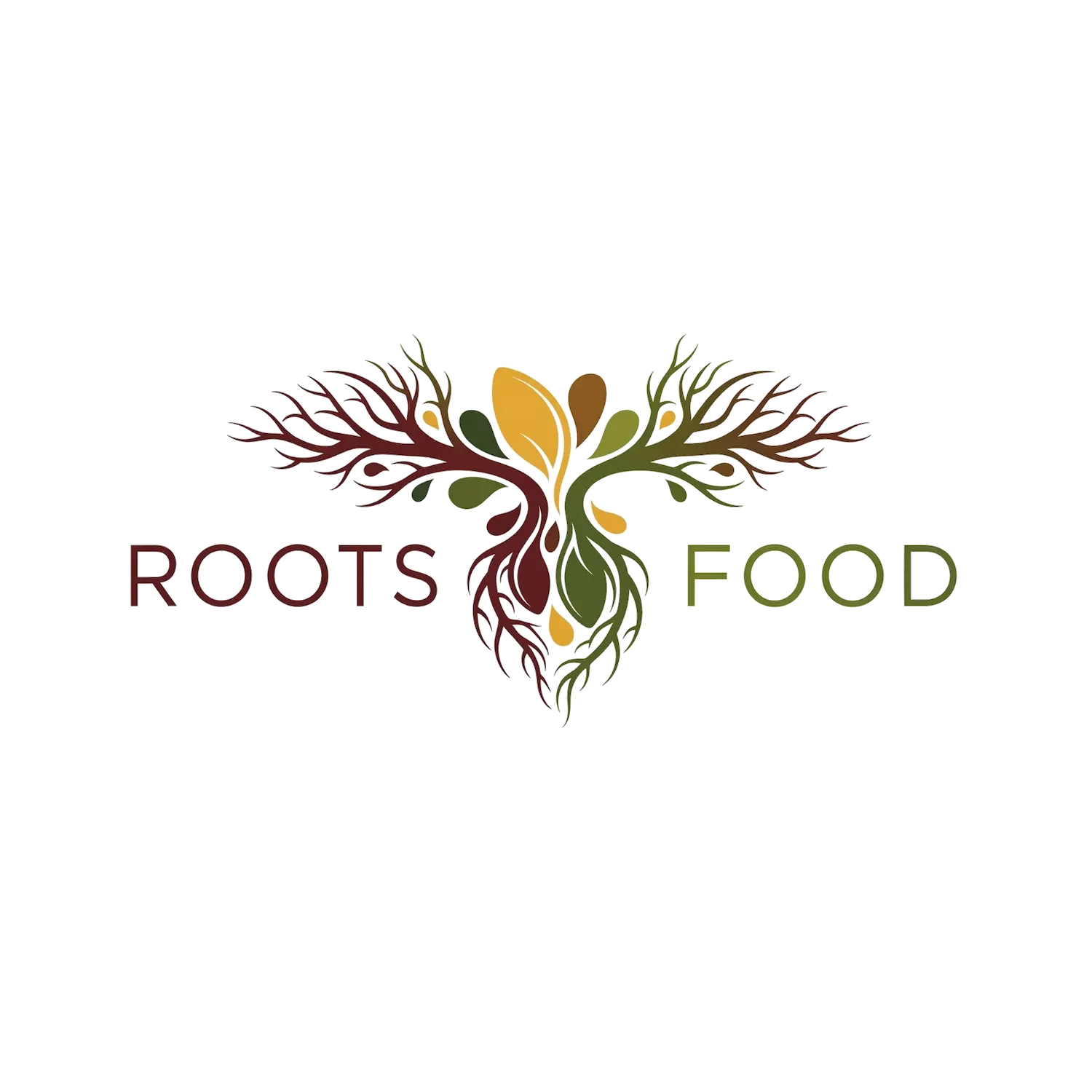 Officieel logo van RootsFood, het platform voor fermenteren, inmaken en ambachtelijk koken.