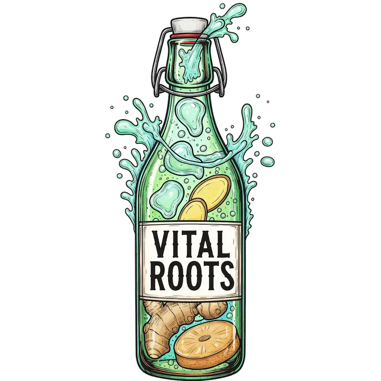 VitalRoots: de categorie van RootsFood gericht op gezonde, levende en probiotische dranken.