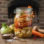 Vlaamse Oogst Kimchi, een lokale variatie op het Koreaanse recept met groenten uit de Benelux.