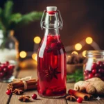 Ambachtelijk winterse gemberbier gefermenteerd met cranberry en steranijs voor een dieprode kleur en kruidige smaak.