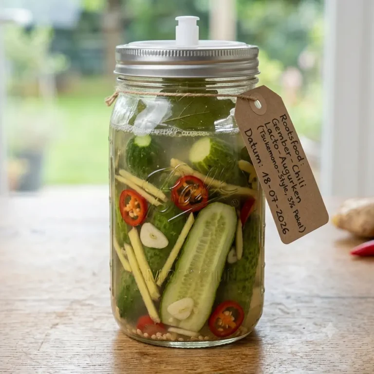 Gember-chili lacto-augurken zelf maken